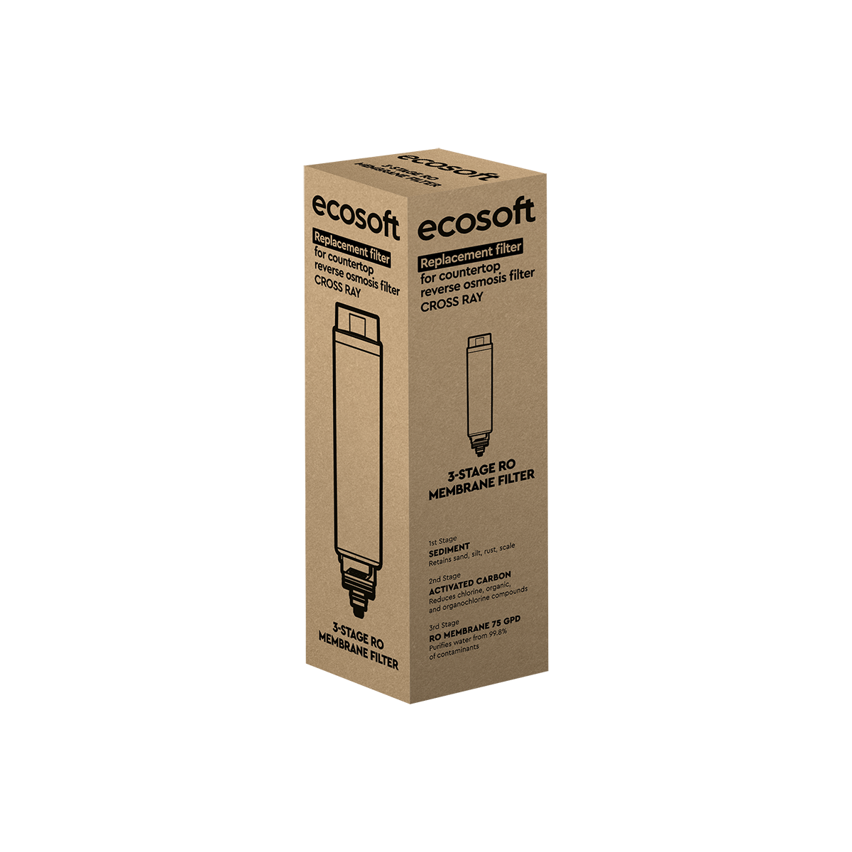 Cartouche CROSS RAY CSV175BHAECO — Emballage de face