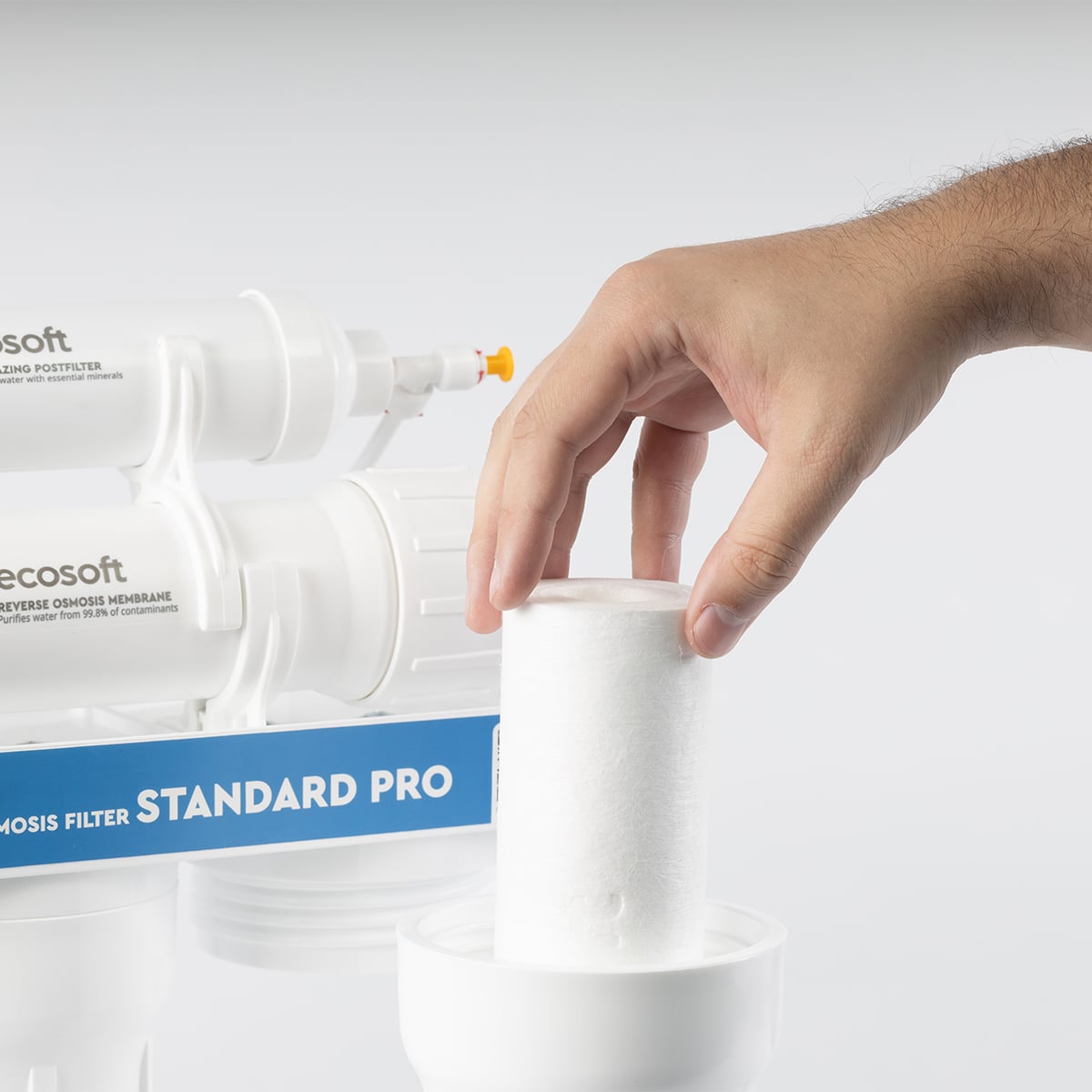 Standard PRO sans pompe MO550MECOSTD — Insertion d’une cartouche