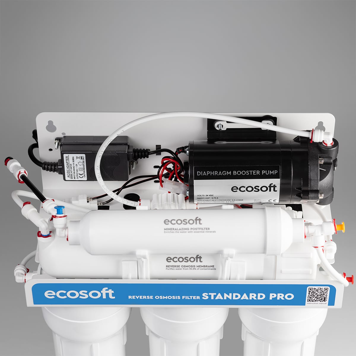 Standard PRO avec pompe et minéralisation MO550MPECOSTD — Vue du dessus