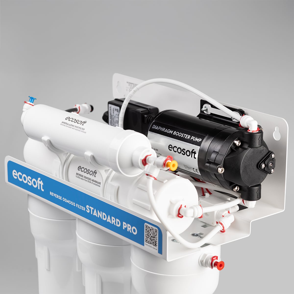 Standard PRO avec pompe et minéralisation MO550MPECOSTD — Pompe et filtres supérieurs