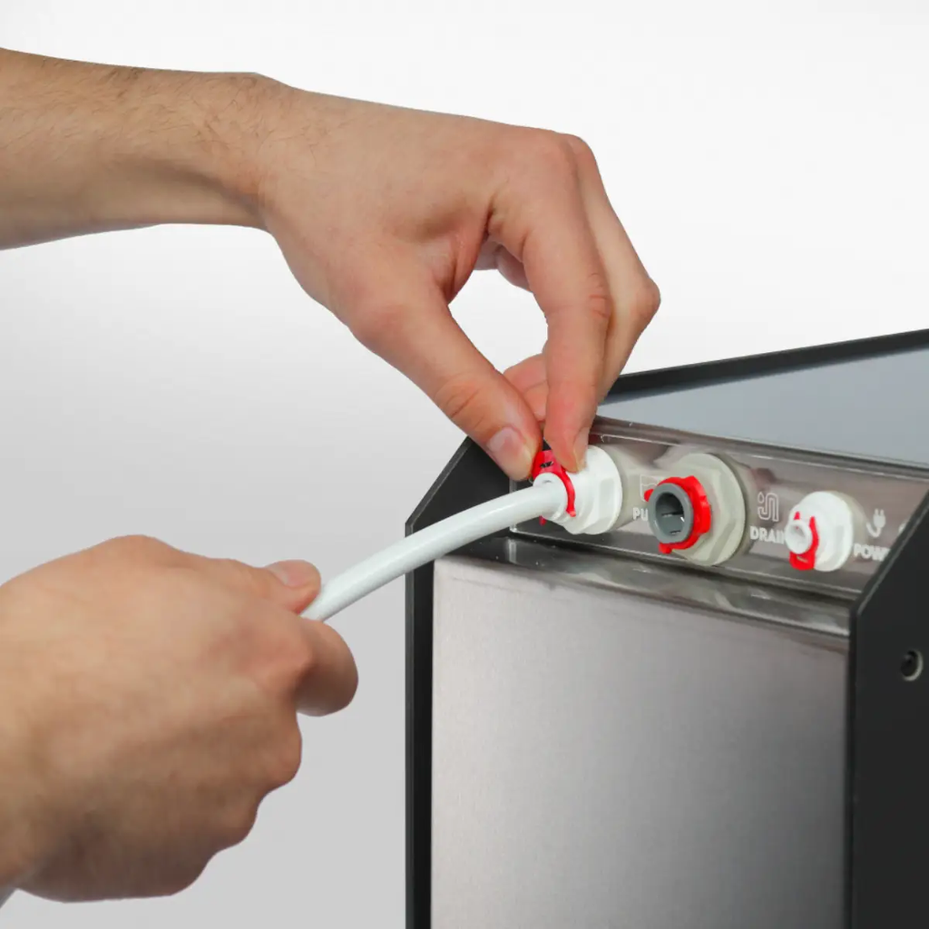RObust 4000 ROBUST4000 — Branchement du tube blanc
