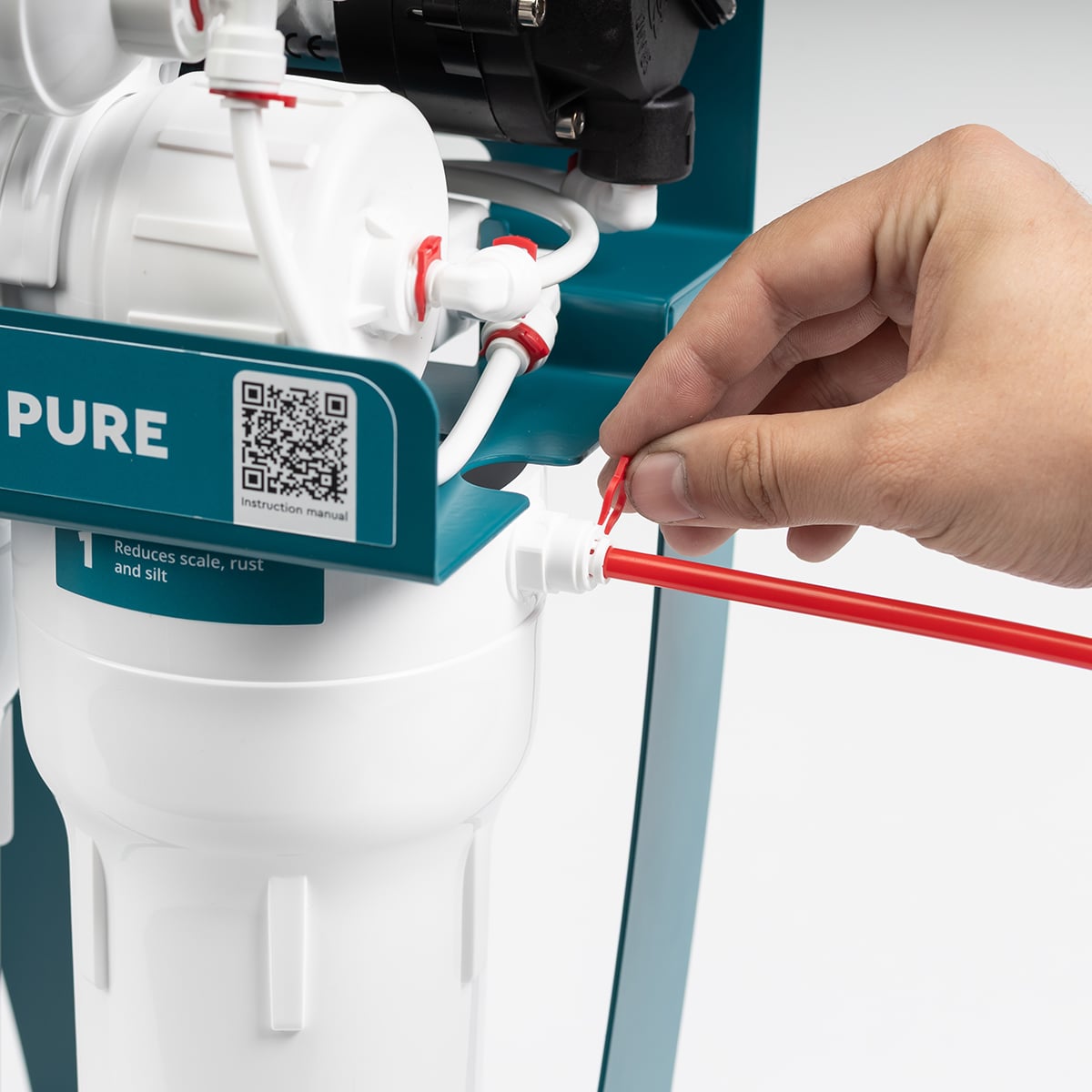 P’URE Balance avec pompe MO675MBALPSECO — Raccord d’entrée