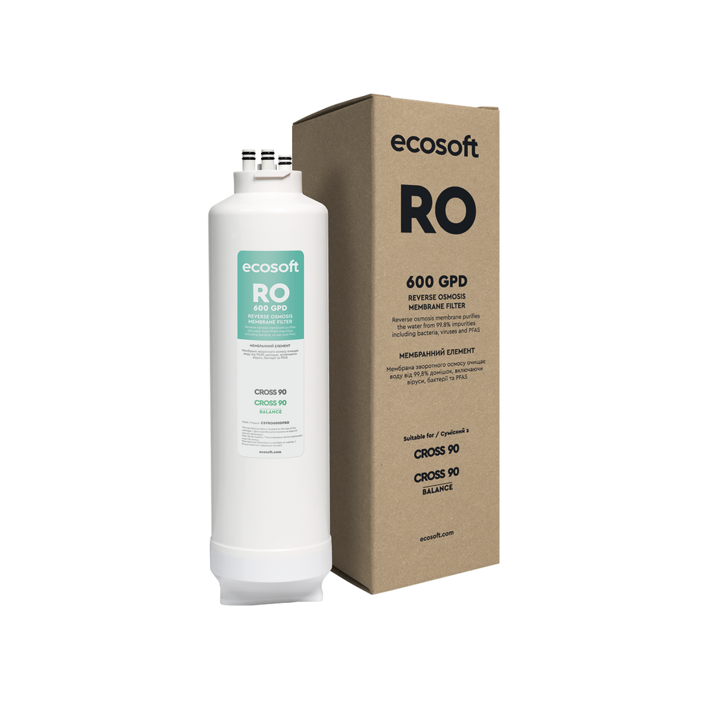 Membrane 600 GPD CROSS 90 CSVRO600DFRO — Cartouche avec emballage
