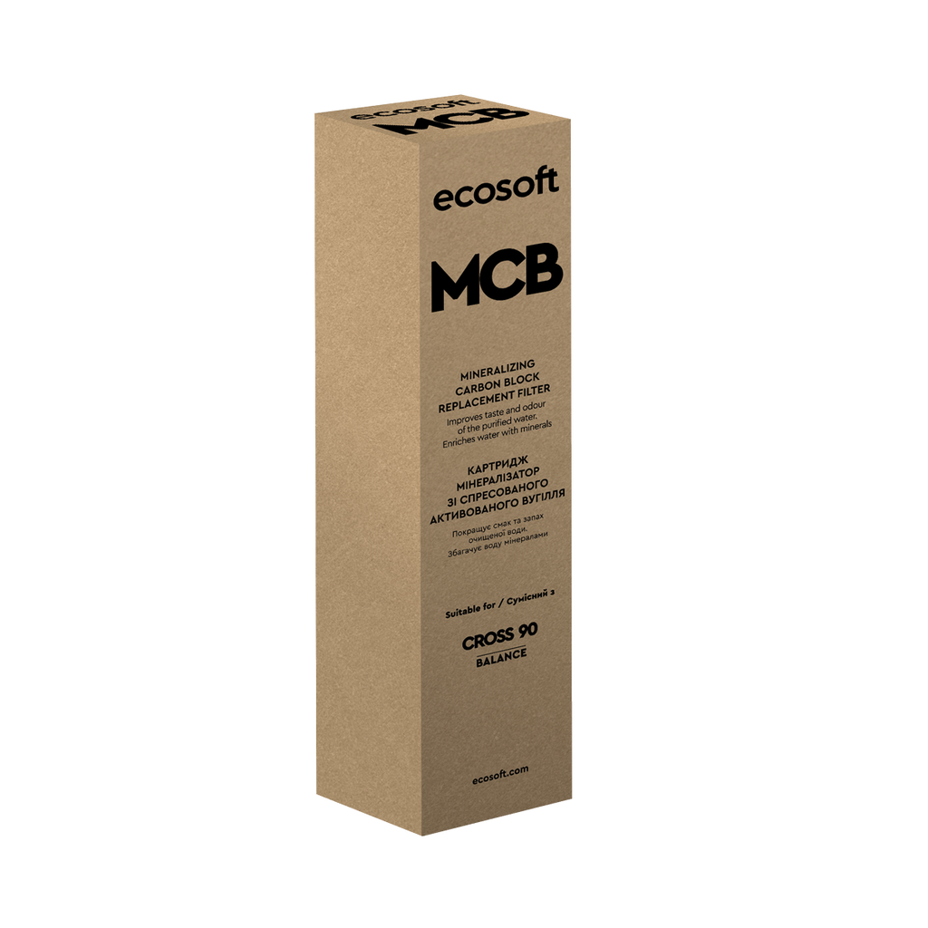 Postfiltre MCB charbon et minéralisation PDCBDFRO — Emballage de face