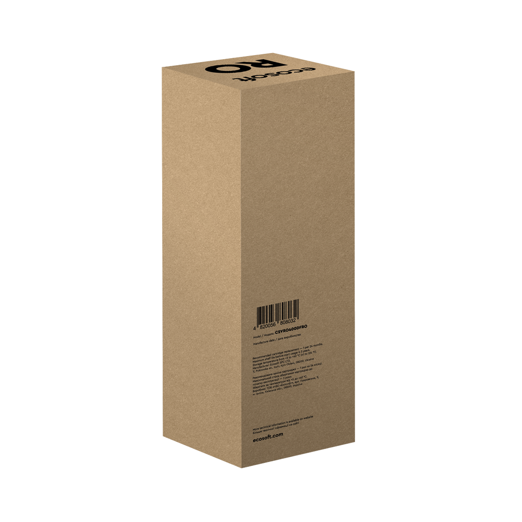 Membrane 400 GPD CROSS 60 CSVRO400DFRO — Emballage arrière