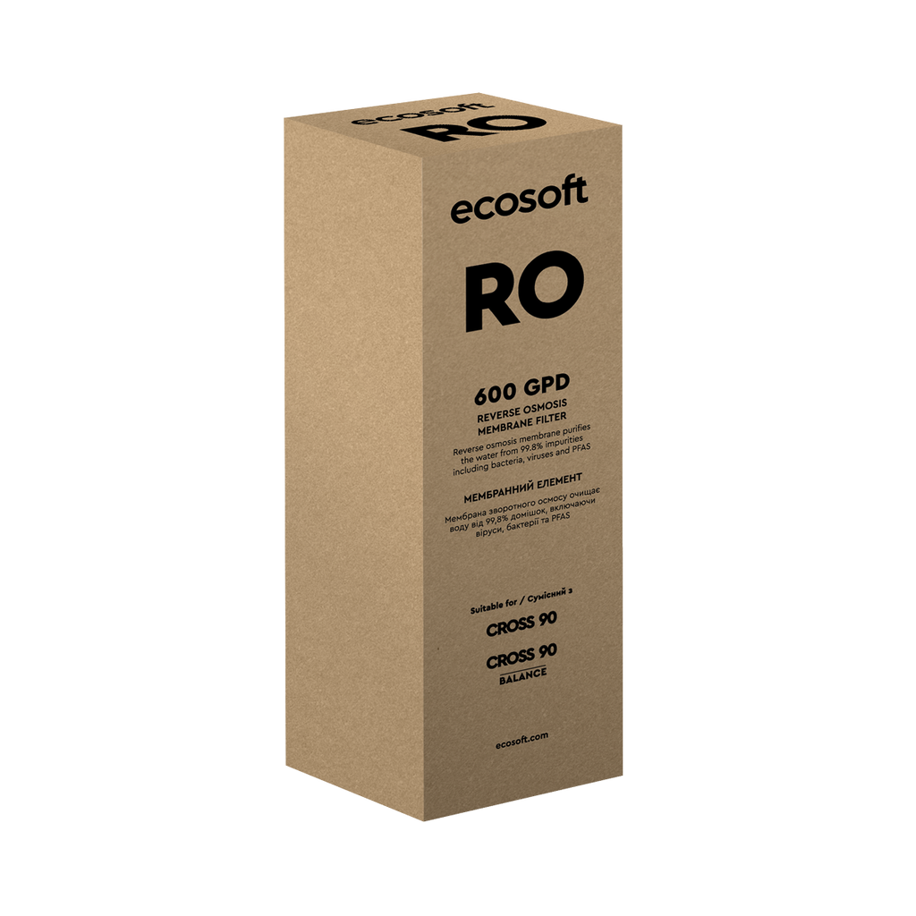 Membrane 600 GPD CROSS 90 CSVRO600DFRO — Emballage de face