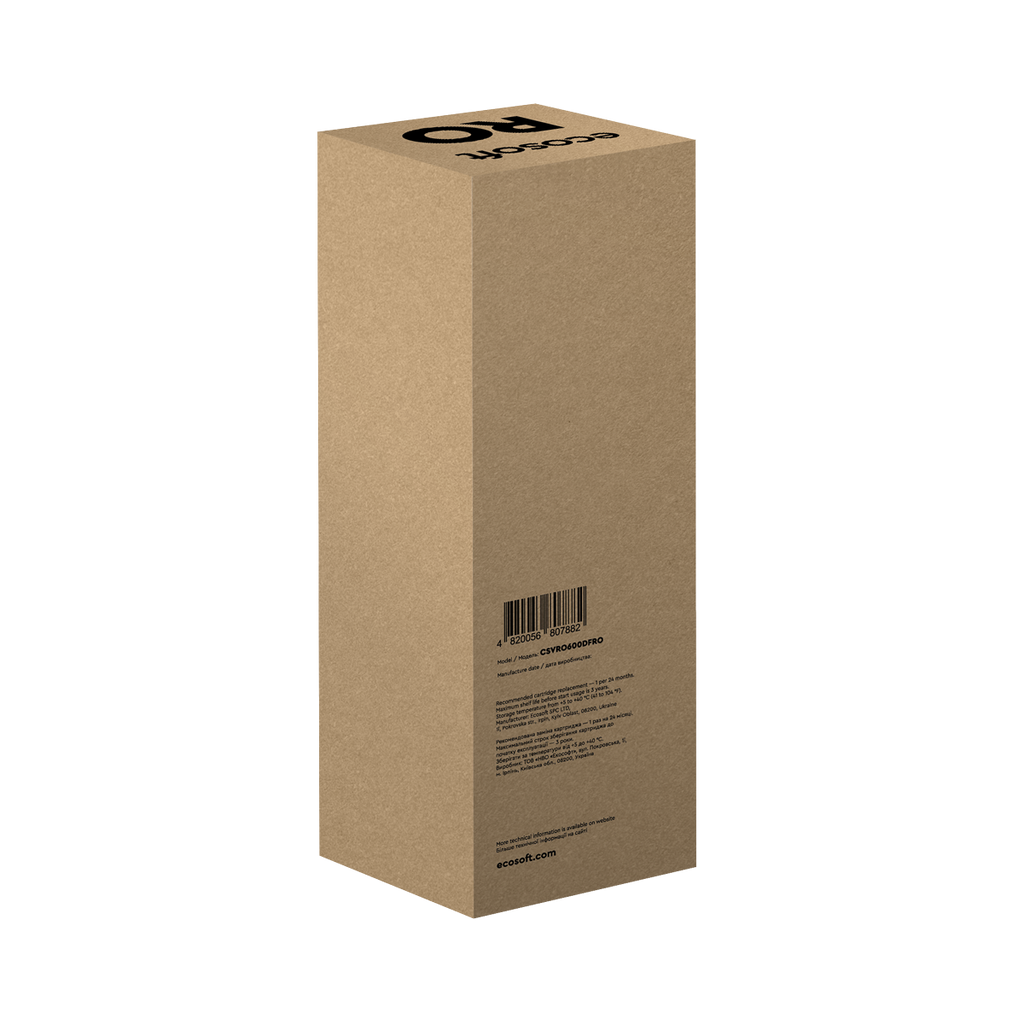 Membrane 600 GPD CROSS 90 CSVRO600DFRO — Emballage arrière