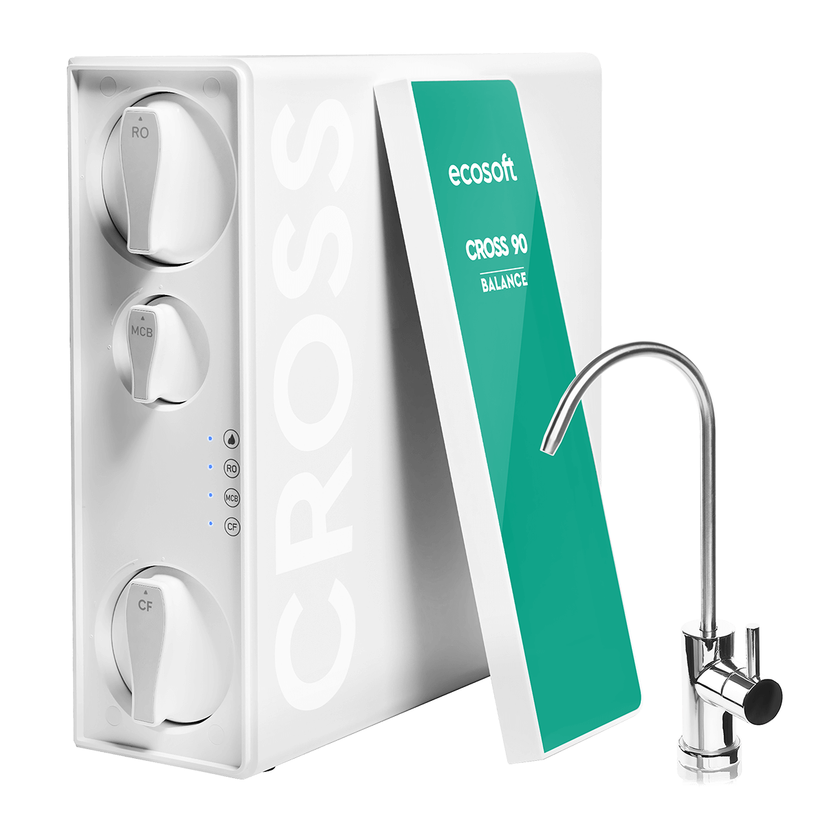 CROSS 90 Balance MO3600MPECO — Vue avec robinet et façade retirée