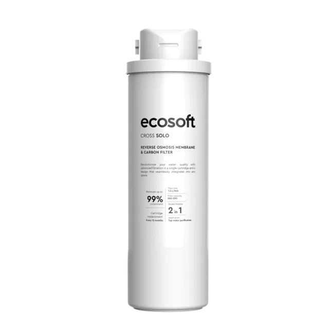 Membrane et charbon CROSS Solo EcoSoft — CSVPDRO500