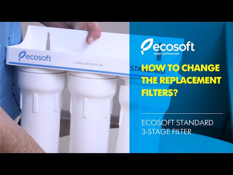 Tutoriel officiel EcoSoft Standard 3 étapes : remplacement des filtres